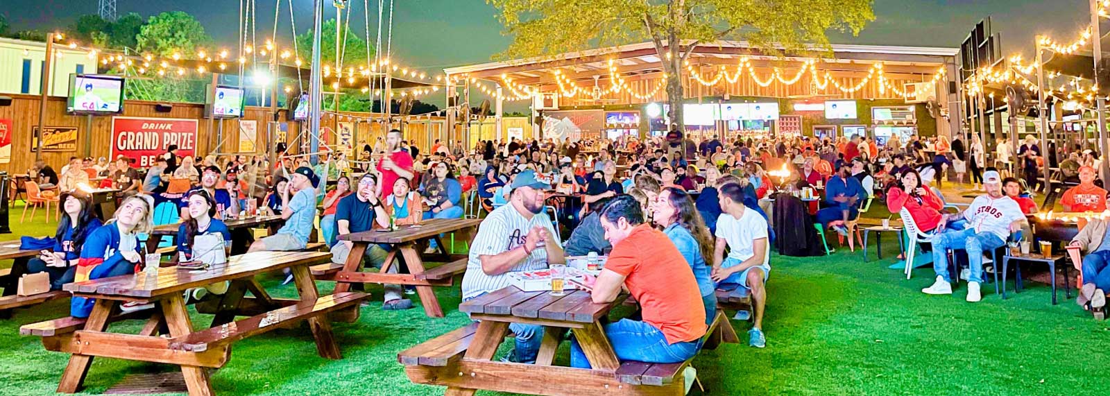 Houston’s Favorite place to catch a game is Little Woodrow’s in Tomball, presented by Karbach Brewing Company