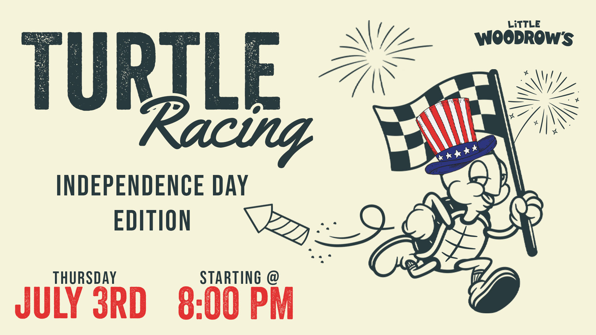 Turtle Racing: Independence Day Edition - Little Woodrow's